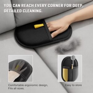Reusable Static Dog & Cat Hair Remover, Dual-Direction Fur Cleaning Brush and Self-Cleaning Lint Roller Alternative